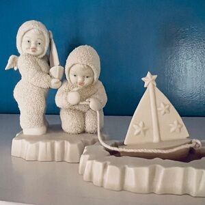 Department 56 Snowbabies “Sailing The Seas” Friendship Club Exclusive 2000